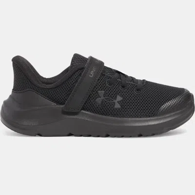 Under Armour Babies' Pursuit 4 Ac Boys' Pre-school Running Shoes Black