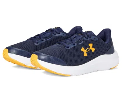 Under Armour Pursuit 4 (big Kid) Boys Shoes Midnight Navy/midnight Navy/campus Gold : 4 Big Kid M, Synthetic