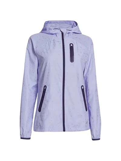 Under Armour Qualifier Hooded Jacket In Purple