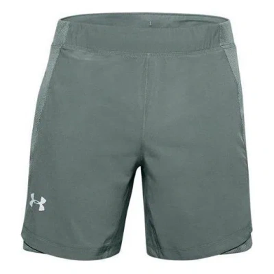 Under Armour Qualifier Speedpocket 7 Inch Shorts 'green'