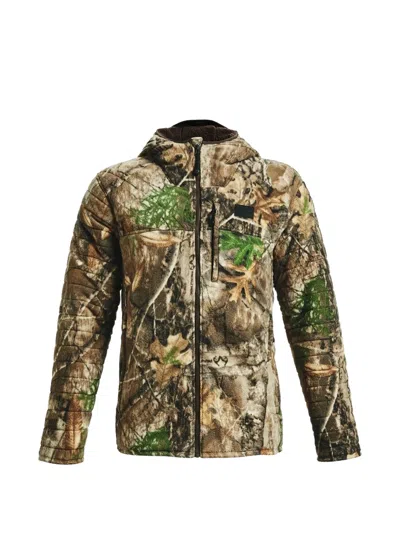 Under Armour Quilted Windproof Jacket In Green