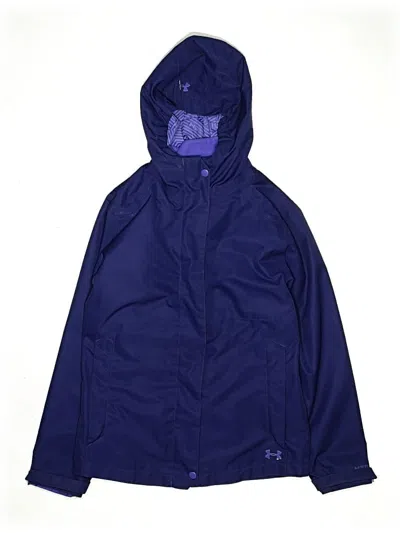 Pre-owned Under Armour Kids' Raincoat In Blue