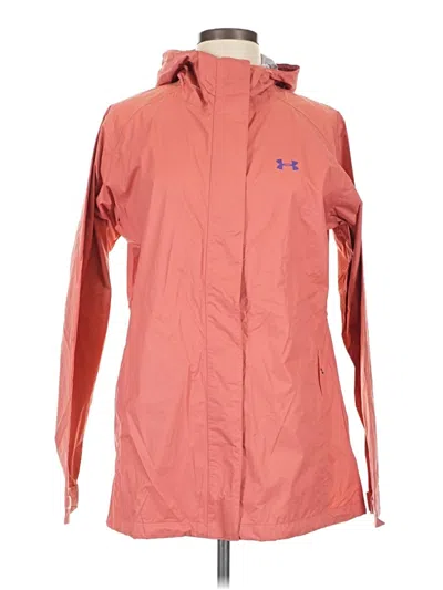 Pre-owned Under Armour Raincoat In Orange
