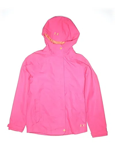 Pre-owned Under Armour Kids' Raincoat In Pink