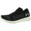 Under Armour Rapid Womens Breathable Knit Running Shoes In Black