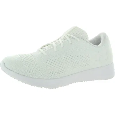 Under Armour Rapid Womens Breathable Knit Running Shoes In White