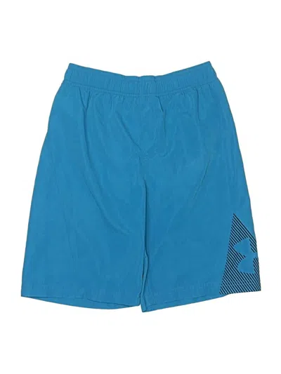Pre-owned Under Armour Kids' Rash Guard In Blue