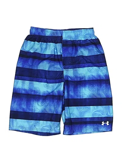 Pre-owned Under Armour Kids' Rash Guard In Blue