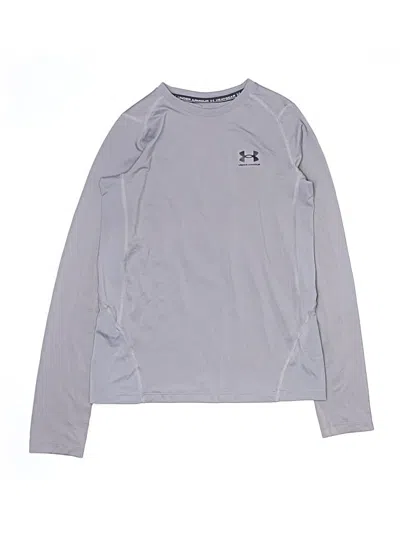 Pre-owned Under Armour Kids' Rash Guard In Gray