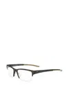 Under Armour Rectangle-frame Glasses In Brown