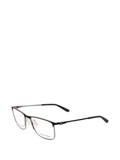 Under Armour Rectangle-frame Glasses In Black