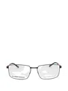 Under Armour Rectangle-frame Glasses In Black