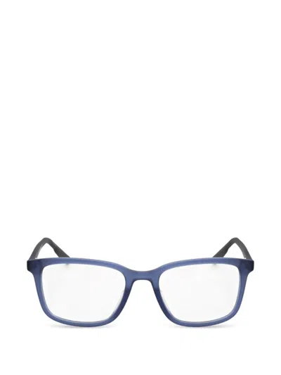 Under Armour Rectangle-frame Glasses In Blue