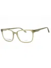 Under Armour Rectangular Designer Eyeglasses For Unisex In Green