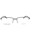 Under Armour Rectangular Men's Eyeglasses - Modern Designer Style In Black