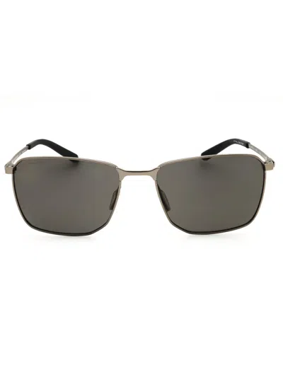 Under Armour Rectangular Metal Men's Sunglasses In Gray