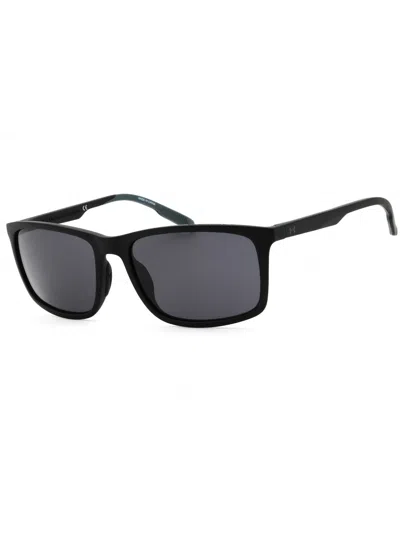 Under Armour Rectangular Plastic Men's Sunglasses - Ua Loudon Design In Metallic