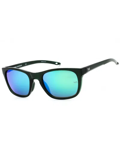 Under Armour Rectangular Unisex Sunglasses In Blue