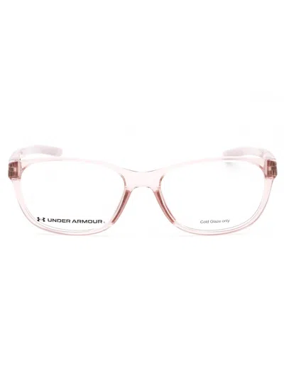 Under Armour Rectangular Women's Eyeglasses In Brown