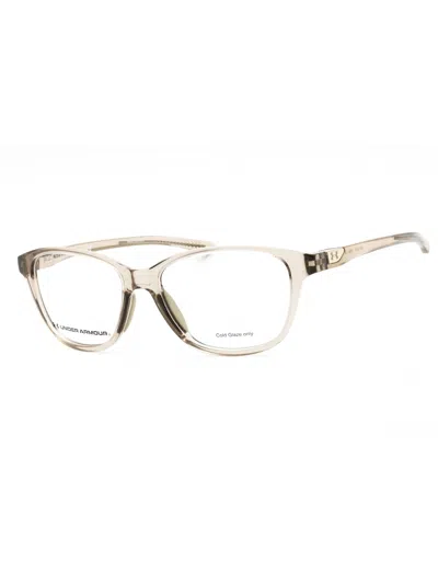 Under Armour Rectangular Women's Eyeglasses In Transparent