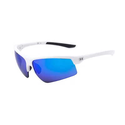 Under Armour White Resin Sunglasses In Blue
