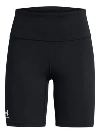 Under Armour Rival 7in High-waisted Shorts In Black