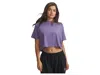 Under Armour Rival Boxy T-shirts Solid In Purple