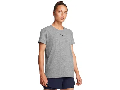 Under Armour Rival Core Short Sleeve T Shirt In Gray