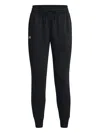 Under Armour Rival Drawstring-waist Track Pants In Black