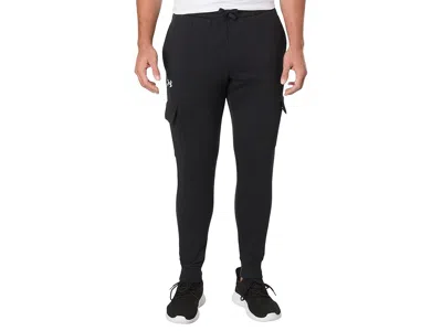 Under Armour Rival Fleece Cargo Joggers In Black
