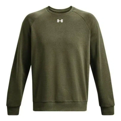 Under Armour Rival Fleece Crew Top 'olive Green'