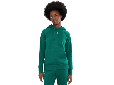 Under Armour Rival Fleece Hoodie In Green