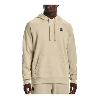 Under Armour Rival Fleece Hoodie 'khaki' In Neutral