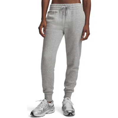 Under Armour Rival Fleece Joggers In Gray