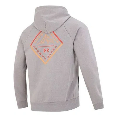 Under Armour Rival Fleece Mountain Hoodie 'grey' In Gray
