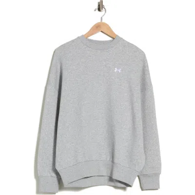 Under Armour Rival Fleece Oversized Crewneck Sweatshirt In Multi