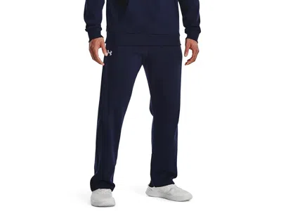 Under Armour Rival Fleece Pants In Blue
