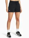 Under Armour Rival Fleece Shorts In Black