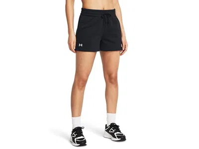 Under Armour Rival Fleece Shorts In Black