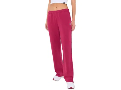 Under Armour Rival Fleece Straight Leg Pants Women's Casual Pants Claret/white: 2xl (us 18) R In Red