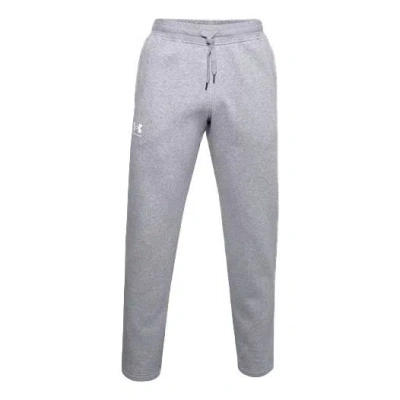 Under Armour Rival Fleece Sweatpants 'light Grey' In Blue