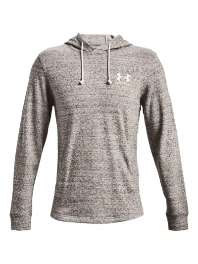 Under Armour Rival Hoodie In Gray