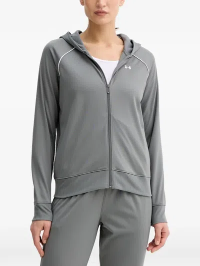 Under Armour Rival Piped-trim Drawstring Tracksuit In Gray