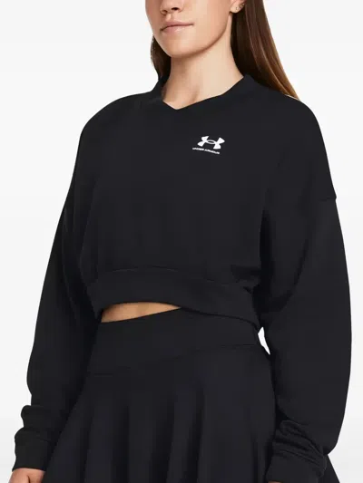 Under Armour Rival Sweatshirt In Black