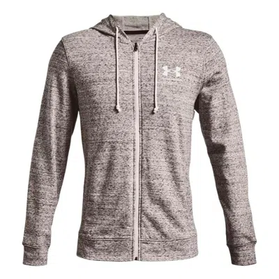 Under Armour Rival Terry Hooded Jacket 'grey' In Gray
