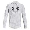 Under Armour Rival Terry Hoodie 'white Grey' In Gray