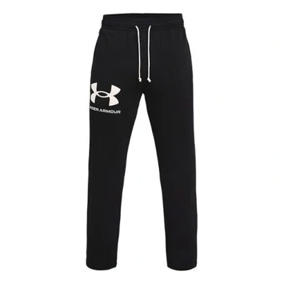 Under Armour Rival Terry Logo Fleece Sweatpants 'black'