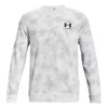 Under Armour Rival Terry Nov Crew 'white Grey' In Gray
