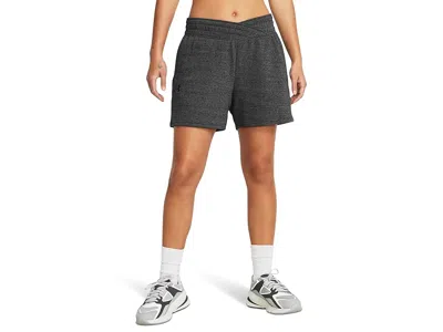 Under Armour Rival Terry Shorts In Gray