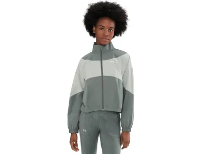 Under Armour Rival Woven Jacket In Gray